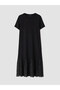 Two Mt Shop Quality Lcw Comfort Black Interlock Plain Dress - 5