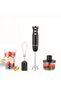 4 in 1 Hand Blender 500W with 2 Speeds and Turbo, 500 ml Chopper, Whisk and Measuring Cup - 6