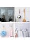 Adhesive Hooks, Adhesive Wall Hooks, 36 Pcs Acrylic Material High Transparency Impact Resistance Sim - 6