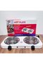 Electric Double Burner Hot Plate 2000W, Portable Cooking Stove with Two 1000W Solid Plates - 5