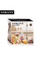 SK-02004 Hand Blender 600W, Electric Stick Blender with Stainless Steel Blades, Chopper Bowl