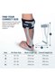 Prim Reinforced Drop Foot Orthosis AFO, Thermoplastic Ankle Foot Brace with Full Insole, Adjustable Padded Velcro Straps, Posterior Leaf Spring Support, Left or Right Leg, Sizes S to XL, White or Gray - 3