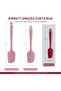 22,7cm Small Silicone Spatula for Cooking Scraping (Red) - 2