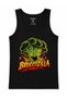 Broccozilla – Japanese Kaiju Monster Broccoli, Tokyo City Battle, and Retro Anime-Themed Tank Top - 2