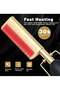 Ceramic Electric Hot Comb Hair Straightener Brush, Fast Heating Comb with Anti-Scald Cover - 4