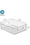 iDesign Cabinet/Kitchen Binz Kitchen Storage Container, Medium-Sized Plastic Storage Boxes for The Fridge, Freezer or Pantry, Clear - 4