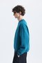 Oversized Printed Crew-Neck Sweatshirt - 4