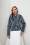 With Scarf Melton Coat 6-7161 - 3