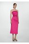 Draped Strapless Dress - 2