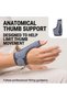 Prim AIRMED Rigid Thumb Brace with Mouldable Aluminium Support, Seamless Breathable Velour Thumb Orthosis, Adjustable Anatomical Fit, Wrist and Thumb Stabilizer, Grey or Beige, Sizes S and L - 4