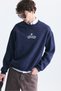 Oversized Printed Crew-Neck Sweatshirt - 2