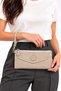 Water-Resistant Fabric-Lined Mini Clutch Bag and Shoulder Bag Wallet - 5