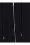 TWO MT SHOP QUALITY LCW EVERYDAY Black 3-Ply Solid Women's Zipper Sweatshirt - 6