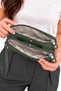 Water-Resistant Fabric-Lined Mini Clutch Bag and Shoulder Bag Wallet - 4