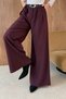 Pleated Pants, Burgundy