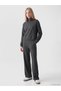 Two Mt Shop Quality Xside Anthracite Soft Touch Oversize Women's Sweatshirt - 2
