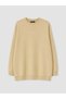 TWO MT SHOP QUALITY Beige 2-Ply Brushed Inside Corduroy Printed Comfortable & Relaxed Women's Sweatshirt Tunic - 4