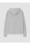 TWO MT SHOP QUALITY Natuvera Gray 3-Thread Patterned Loose & Oversized Women's Zipper Sweatshirt - 2