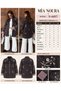 Women's Denim Jacket with Beaded Embroidery on the Front and Back Sleeves - 2