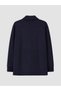 TWO MT SHOP QUALITY LCW Modest Navy Blue Interlock Solid Loose & Oversized Women's Zipper Sweatshirt - 6