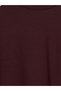 Two Mt Shop Quality Natuvera Burgundy Oval Collar Women's Sweatshirt - 6