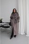 Brown Premium Wool Belted Melton Coat - 5