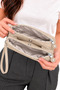 Water-Resistant Fabric-Lined Mini Clutch Bag and Shoulder Bag Wallet - 4