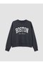 TWO MT SHOP QUALITY XSIDE Anthracite Oversized Soft Touch Women's Sweatshirt - 5