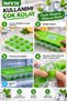 12-Cube Silicone-Based Plastic Ice Tray with Lid—Easy-to-Remove Ice Cubes - 3