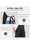2 Pack Adjustable Bib Apron Waterdrop Resistant with 2 Pockets Cooking Kitchen Aprons for BBQ - 6
