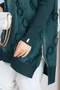 Women's Silk-Cupra Fringed Mercerized Knit Tunic - 6