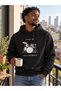 "Trust Me, I'm a Drummer" DTG-Printed Hooded Unprinted Sweatshirt (No Pockets) - 4
