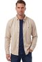 Men's Regular Fit Non-Wrinkle, No-Iron Cream Suede Shirt – Pilling-Resistant with Stretch Fabric 2700764 - 2