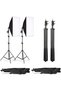Photography Rectangle Lighting Kit Continuous SoftBox 2set 50x70cm Softbox & 2set Light Hold - 2
