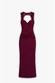 Burgundy Livia Lace Bustier-Detail Dress