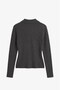 Charcoal Grey Half-Zip Slim-Fit Sweater - 2
