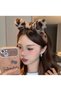 Cute Hello Kittyyy Leopard Print Plush Cat-Ear Headband, Women's, Teen Girls', and Kids' Cosplay Party Hair Accessory - 7