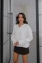 Ecru Kani Boat Neck Soft Sweater - 3