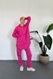 Fuchsia Washed Shirt and Pants Set - 2