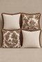 Set of 4 French Garden Design Double-Sided Tufted Throw Pillow Covers, Premium Textured Black Tufted Decorative Pillow Covers Aura Series French Country - 3