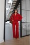 Red Kavya Double-Zip Yumoş Set - 4