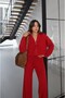 Red Kavya Double-Zip Yumoş Set - 5