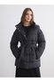 High-Quality Pieces from Çelebi Store: Women's Hooded Belted Puffer Coat - 2