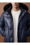 MEN'S WINTER FUR HOODED PUFFER JACKET - 3