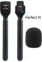 Universal Microphone Stand Holder, Compatible with DJI Mic, Rode Wireless GO II, Hollyland Lark Series, Handheld Interview Mount Adapter - 2