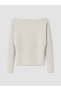 Two Mt Shop Quality Lcw Vision Ecru Combed Cotton Plain Super Skinny & Extra Narrow Long Sleeve Women's Bodysuit - 5