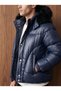 MEN'S WINTER FUR HOODED PUFFER JACKET - 4