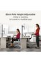 Single Monitor Arm, Tall Monitor Stand 80cm Pole, Max Load 10kg, Monitor Arm Desk Mount for 13-32 inch Screens PC Monitor Stands - Desk Mounted Monitor Mount MD6821 - 3