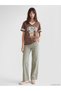XSIDE Brown Jersey Printed Oversized Short-Sleeve Women's T-Shirt, Featuring the ALITA CITY Touch - 3