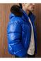 MEN'S WINTER FUR HOODED PUFFER JACKET - 2